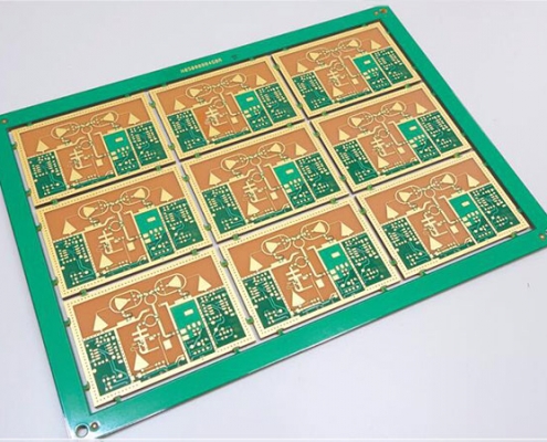 FR4 material Rogers 495x400 - Rogers 4350B+FR4 hybrid Immersion Gold 4Layers Board
